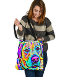 Dog Lovers Labrador Custom Art Tote