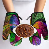 Multicolor Stained Glass Flower Style