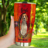 Beagle Leaves Paw Prints On My Heart