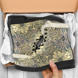 Flowers-Faux Fur Lined Flower Boots - Animal Friendly