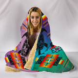 TRIBAL-Turtle 300 Hooded Blanket