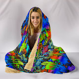 TRIBAL- Deer Council Hooded Blanket