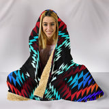 TRIBAL- Taos Morning and Midnight Hooded Blanket