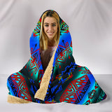 TRIBAL- Trade Route Plains Hooded Blanket