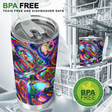Abstract Oil Paintings P1 - Travel Tumbler