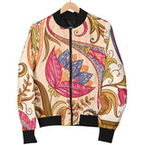 Bomber Jacket -Royal Paisley Women's Bomber Jacket
