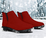 Vegan Red Fashion Boots
