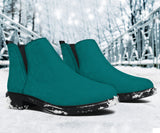 Vegan Teal Fashion Boots