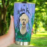 Bichon Frise Leaves Paw Prints ON MY Heart