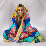 Butterflies Hooded Blanket