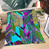Art Of Leaves Watercolor Premium Fleece