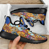 Summer Flowers Mesh Sneakers For Women
