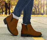 Vegan Chocolate Brown Fashion Boots