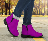 Vegan Pink Fashion Boots