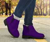 Vegan Purple Fashion Boots