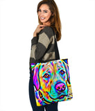 Dog Lovers Labrador Custom Art Tote