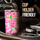 Pink Flower Tumbler