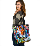 Colorful Treeing Walker Coonhound Custom Art Design