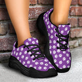 Paw Print Purple Chunky Sneakers NEW!