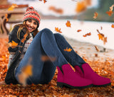 Vegan Fushcia Fashion Boots
