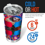 Abstract Oil Paintings P1 - Travel Tumbler