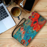 Clutch Purse Mandala with Ancient Vedic Background