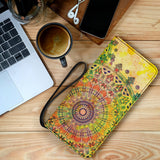 Clutch Purse Mandala Colorful Ancient Art