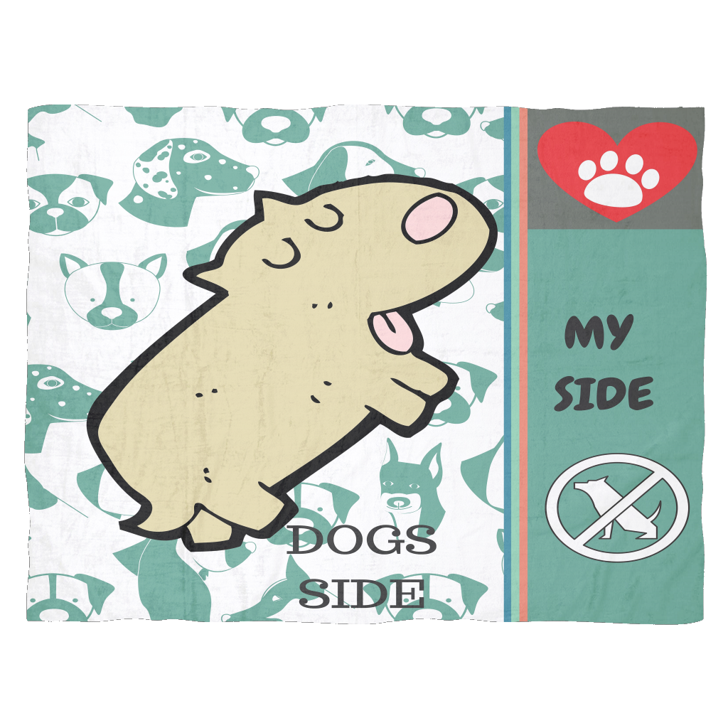 Woven Dance My Side Fleece Blankets