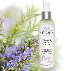 Organic Silky Dry Body Oil - 4 oz.