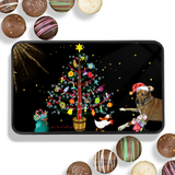 Christmas, Holiday Gift, Artisan Chocolate Truffles with Keepsake Tin Box
