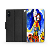 Phone Wallet Joyful Mother and Child Art Custom Design Gift for Mom