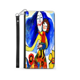 Phone Wallet Joyful Mother and Child Art Custom Design Gift for Mom
