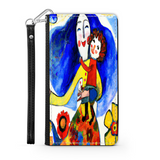 Phone Wallet Joyful Mother and Child Art Custom Design Gift for Mom