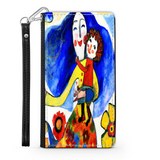 Phone Wallet Joyful Mother and Child Art Custom Design Gift for Mom