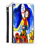 Phone Wallet Joyful Mother and Child Art Custom Design Gift for Mom