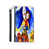 Phone Wallet Joyful Mother and Child Art Custom Design Gift for Mom