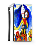 Phone Wallet Joyful Mother and Child Art Custom Design Gift for Mom