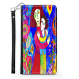 Mother and Child, Phone Wallet, gift For Mom Custom Art Design, Mother's Day,