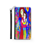 Mother and Child, Phone Wallet, gift For Mom Custom Art Design, Mother's Day,
