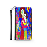 Mother and Child, Phone Wallet, gift For Mom Custom Art Design, Mother's Day,