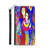Mother and Child, Phone Wallet, gift For Mom Custom Art Design, Mother's Day,