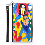 Mother and Child, Phone Wallet, Gift For Mom Custom Art Design, Mother's Day,