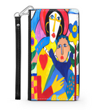 Mother and Child, Phone Wallet, Gift For Mom Custom Art Design, Mother's Day,