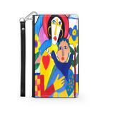 Mother and Child, Phone Wallet, Gift For Mom Custom Art Design, Mother's Day,