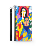 Mother and Child, Phone Wallet, Gift For Mom Custom Art Design, Mother's Day,