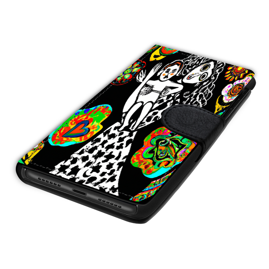 Mother and Child, Phone Wallet, Gift For Mom Custom Art Design, Mother's Day,
