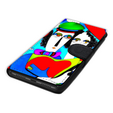 Couple in Love Colorful Art Design Protective Phone Wallet Gift