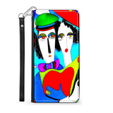 Couple in Love Colorful Art Design Protective Phone Wallet Gift