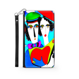 Couple in Love Colorful Art Design Protective Phone Wallet Gift