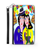 Couple in Love Colorful Art Design Protective Phone Wallet Gift